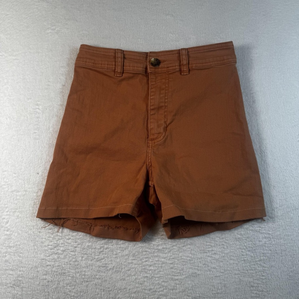 Billabong Shorts Womens 25 Brown Twill‎ Chino 2.5 In Inseam Casual Summer